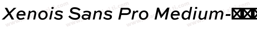 Xenois Sans Pro Medium字体转换